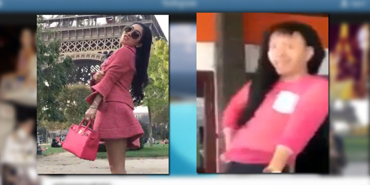 Syahrini maju-mundur di Paris jadi bahan guyonan di internet