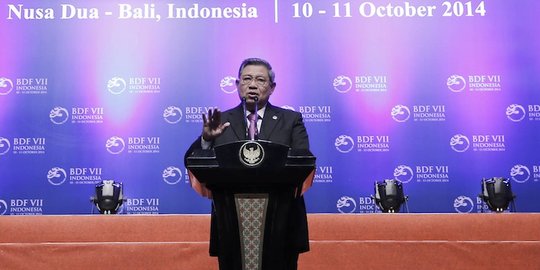 Di hadapan 85 delegasi negara sahabat, SBY tolak UU Pilkada