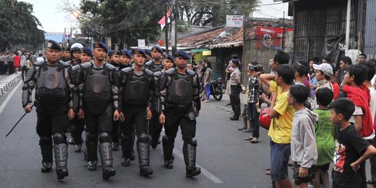 Polisi terjunkan 22 ribu personel amankan pelantikan Jokowi-JK
