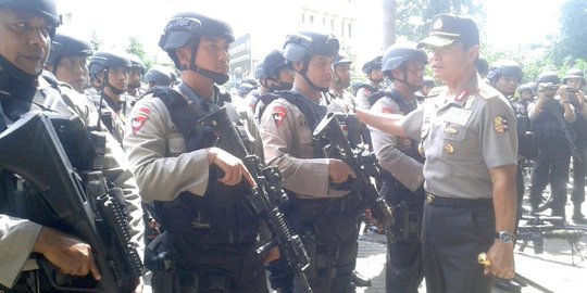22 ribu personel Polri siap amankan pelantikan Presiden 2014 | merdeka.com