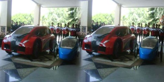 Mobil karya mahasiswa UNS ikut lomba efisiensi listrik di Manila