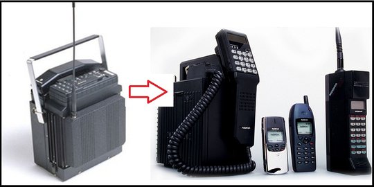 Telepon pertama buatan Nokia ini punya berat 9,8 kilogram!