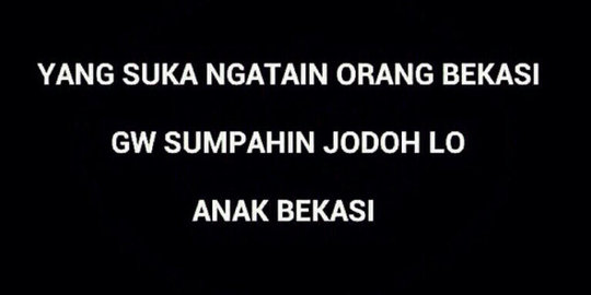 Pro-Bekasi buat pembelaan lucu dengan hastag #PrideofBekasi