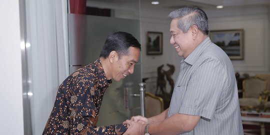 Repotnya perpisahan SBY, diantar Jokowi sampai gerbang Istana