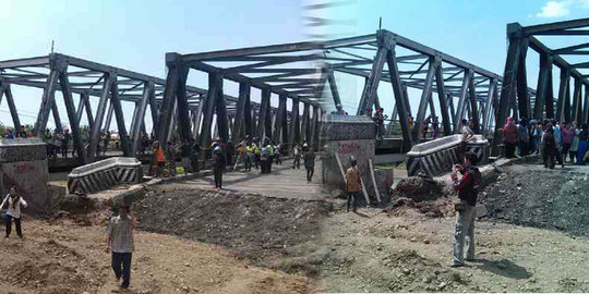 Kembali jalani perbaikan, Jembatan Comal ditutup lagi