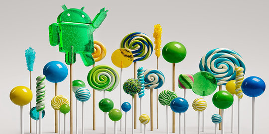 Nama Android L yaitu Android 5.0 Lolipop secara resmi diumumkan