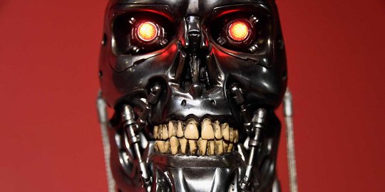 Robot tengkorak pembunuh hiasi screening film The Terminator