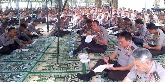 Di depan ribuan anggota, Kapolri curhat suka makan nasi kaleng