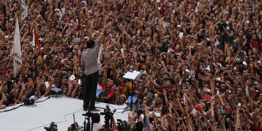 Pelantikan Jokowi-JK, gerakan massa dari Bandung-Jakarta diawasi