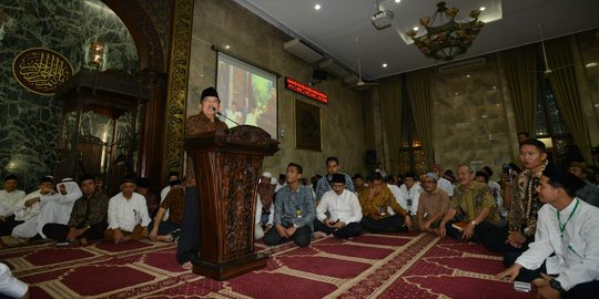 Jusuf Kalla hadiri acara tasyakuran di Masjid Sunda Kelapa