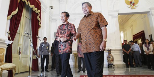 Hadiri pelantikan Jokowi, SBY berangkat menuju Gedung MPR