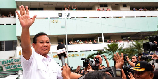 Ini alasan Prabowo hadiri pelantikan Jokowi-JK