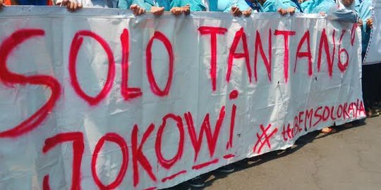 Mahasiswa Solo tantang Jokowi realisasikan tujuh tunas rakyat