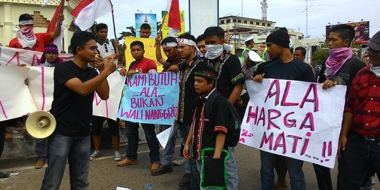 Mahasiswa minta Jokowi-JK sahkan Provinsi Aceh Lauser Antara