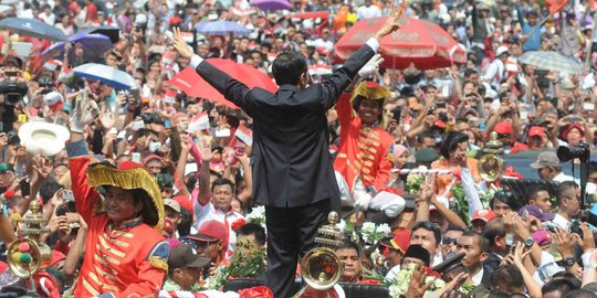 Kirab Jokowi marak, Ahok sebut bangsa kita besar dalam demokrasi