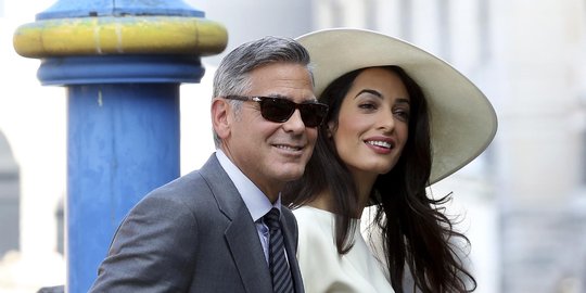 Istri George Clooney jadi wanita paling berpengaruh se-Inggris