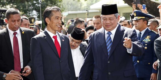 Momen-momen mengharukan keluarga SBY tinggalkan Istana