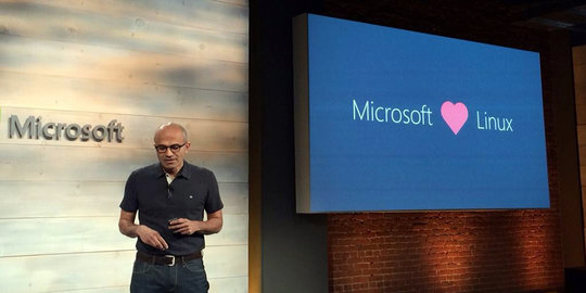 CEO Microsoft: Microsoft cinta Linux