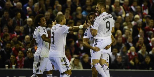 Real Madrid permalukan Liverpool 0-3