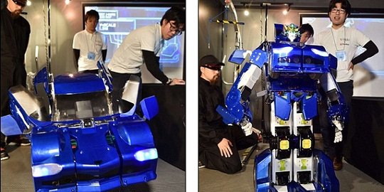 2020, robot Transformer Jepang akan setinggi rumah dua lantai