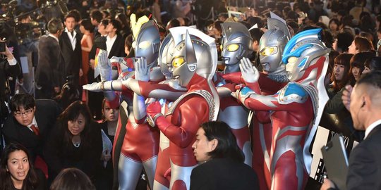 Aksi gerombolan Ultraman meriahkan Tokyo Film Festival