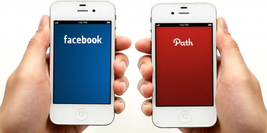 Perbedaan mendasar dari Facebook dan Path