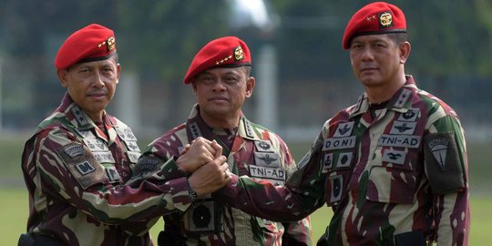 Kasad Jenderal TNI Gatot pimpin upacara sertijab Danjen Kopassus