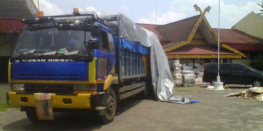 Truk pengangkut 18 ton ganja ditangkap di perbatasan Sumut-Riau