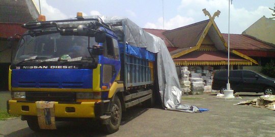Sebelum ditangkap, truk muatan 18 ton ganja sempat dikuntit BNN