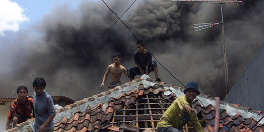 Kecelakaan tabung gas, lima rumah di Sukoharjo terbakar