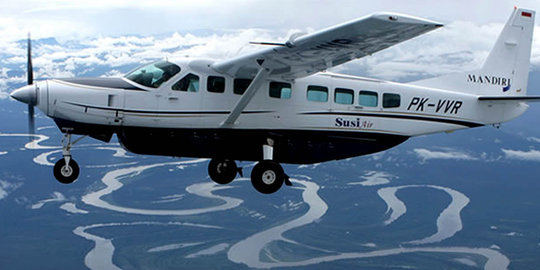 Mengintip deretan pesawat perintis Susi Air