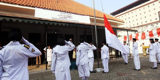 Pelajar gelar upacara peringatan Hari Sumpah Pemuda