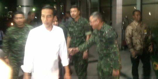 Jenguk  ke RSPAD, Jokowi sebut Habibie sudah sembuh