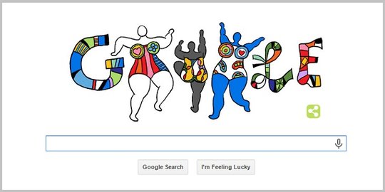 Mengapa Google dihiasi wanita gemuk warna-warni hari ini?