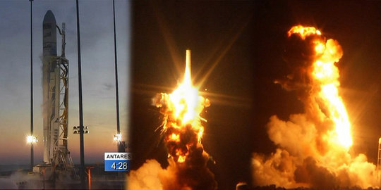 Baru 6 detik mengudara, roket Rp 24 miliar NASA meledak hebat