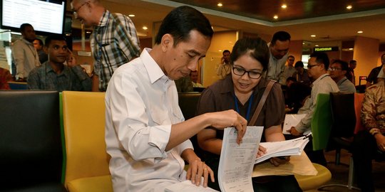 Karyawan BKPM terkejut saat disidak Presiden Jokowi