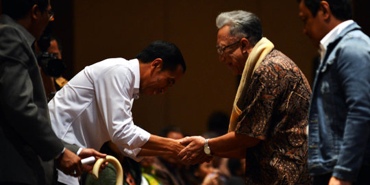 Usai rapat di Istana, Jokowi-JK langsung melayat Soegeng Sarjadi