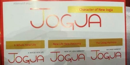 Brand logo baru Yogya ramai dapat kritikan dari Netizen