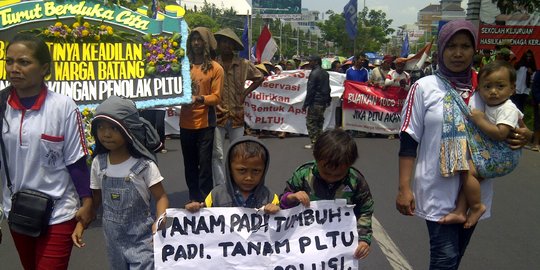 Gertakan 'anak singkong' bikin proyek PLTU Batang berlanjut