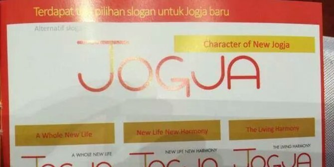 Logo Jogja Dikritik Penggagas Sebut Bukan Kali Pertama Merdeka Com