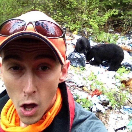 bear selfie