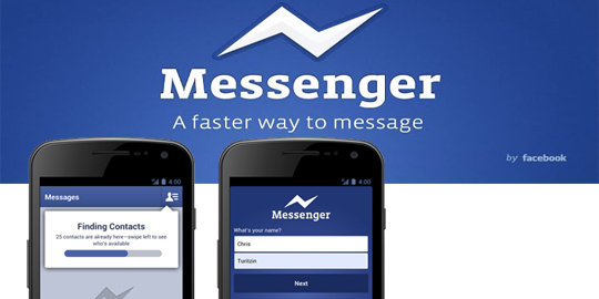 dan facebook messenger harus berrpisah rev1