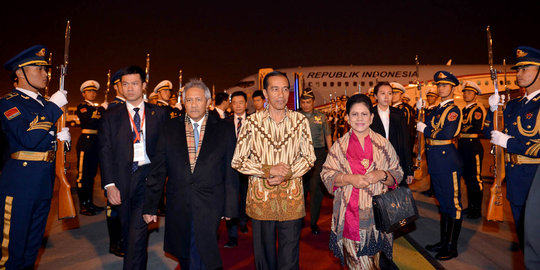 Di Beijing, Jokowi bertemu dengan Presiden Xi Jinping