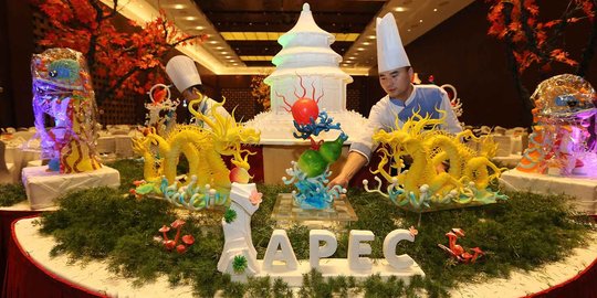 Mengintip kemewahan ruang makan tamu KTT APEC 2014 di Beijing