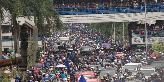 Ada pesta Bobotoh, polisi imbau pelat B tak masuk kawasan Gasibu