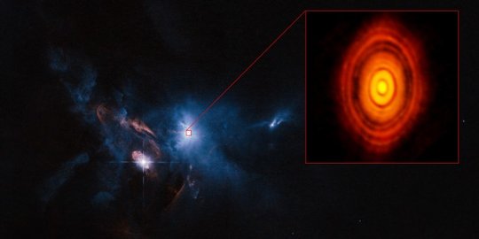 Menakjubkan, ini dia foto pertama pembentukan tata surya!