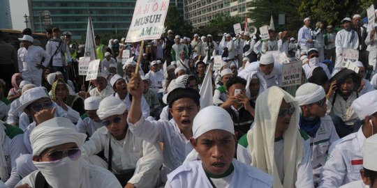 Demo tolak Ahok jadi gubernur, massa FPI kembali turun ke jalan