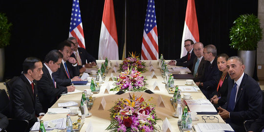 Di APEC, cuma Obama yang diajak Jokowi bicara terorisme