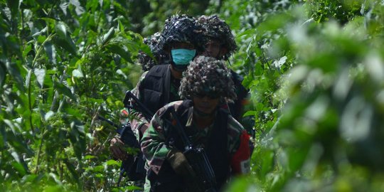 Patroli TNI-Tentara Malaysia temukan patok batas yang hilang