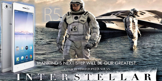 Gandeng Warner Bros, Oppo gabungkan Oppo R5 dan 'Interstellar'